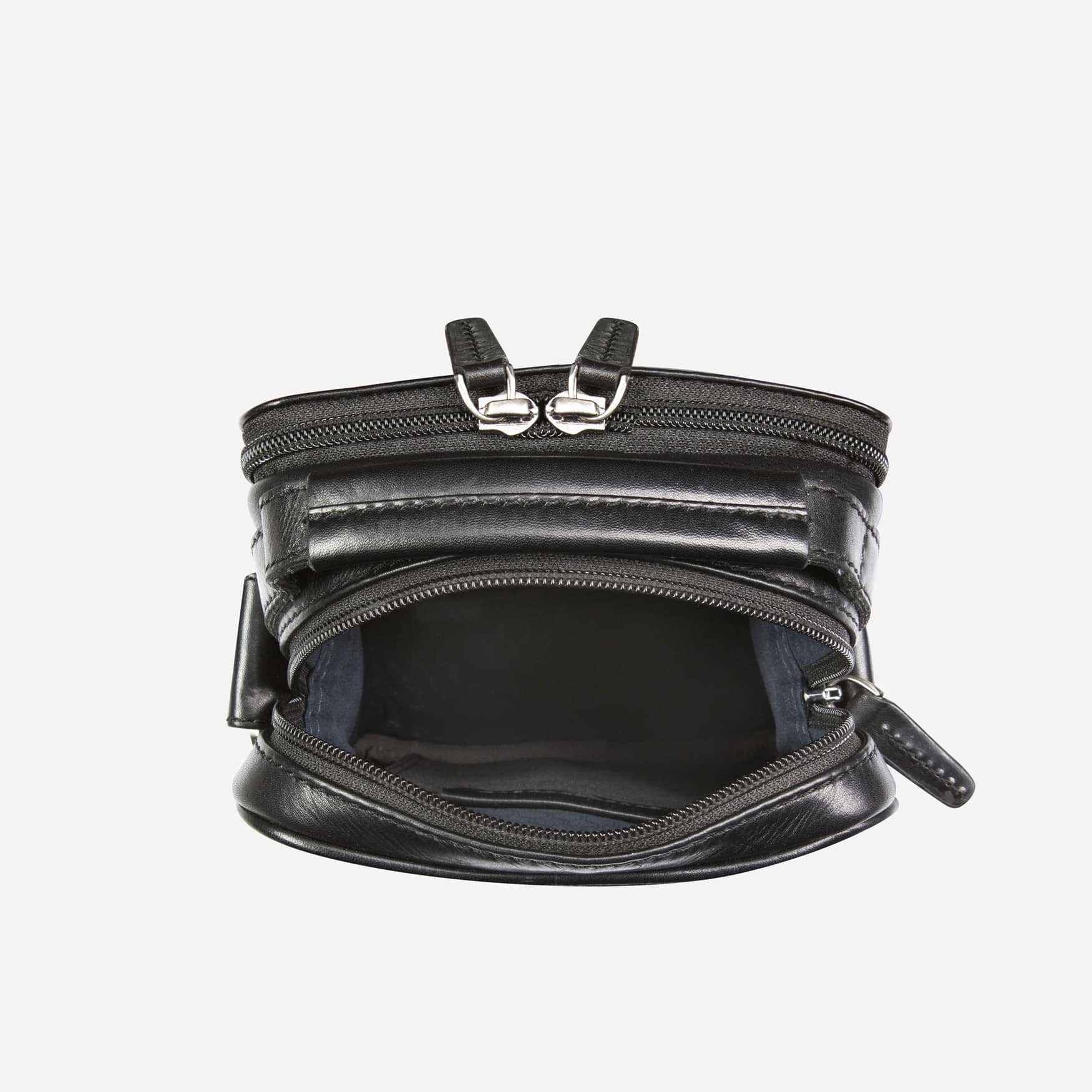 Detailed Crossbody Bag,Crossbody organiser,Jekyll & Hide,Black, top view